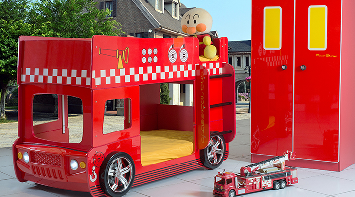 fire engine bunk bed